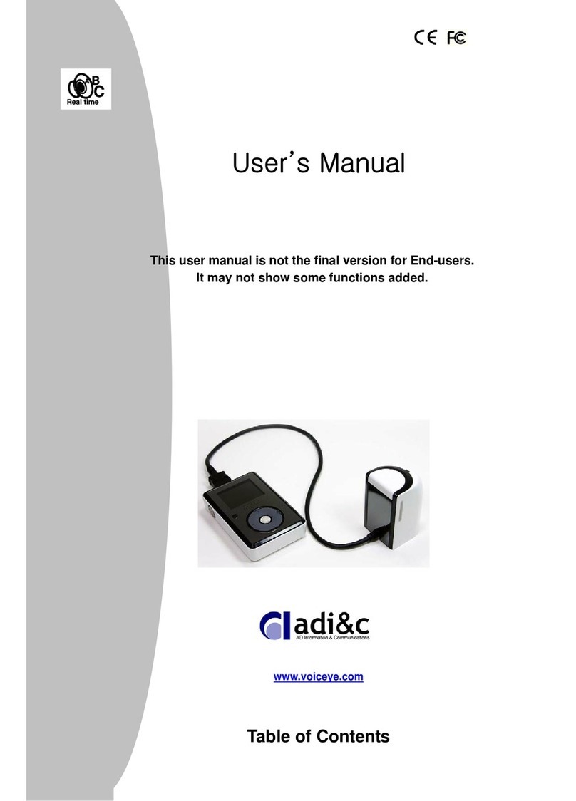 Voiceye VMP-200 User manual