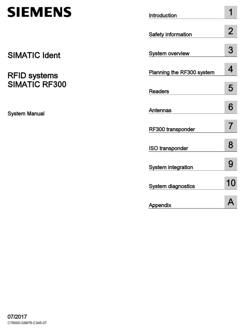 Siemens SIMATIC RF300 User guide