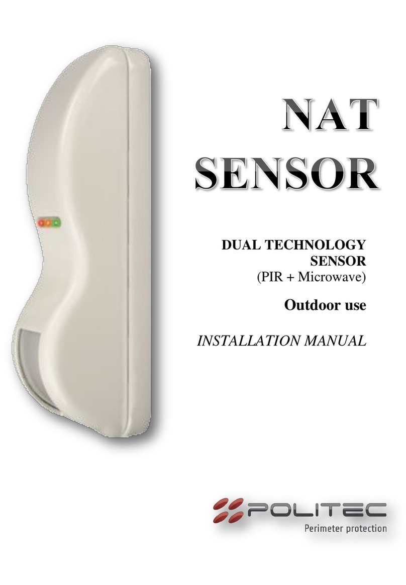 Politec NAT SENSOR installation manual