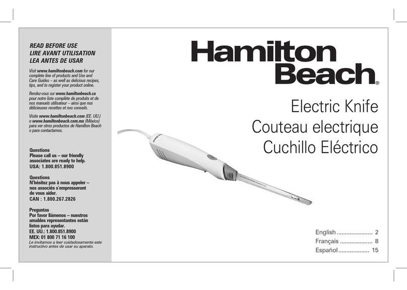 Hamilton Beach 74378R use & care