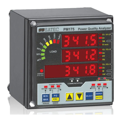 Satec PM175 Series User manual