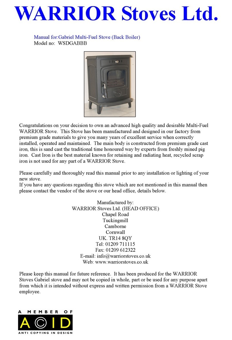 WARRIOR WSDGABBB manual WARRIOR WSDGABBB manual