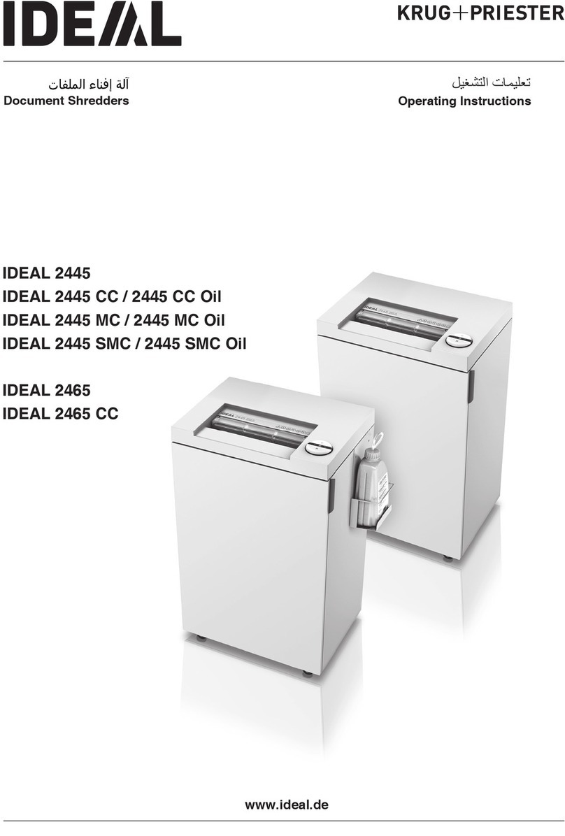 Krug & Priester IDEAL 2445 operating instructions