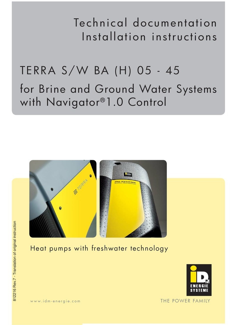IDM-Energiesysteme TERRA 5 S/W H Technical documentation and installation instructions