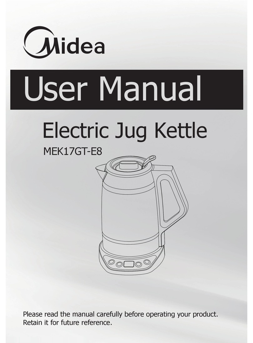 Midea MEK17GT-E8 user manual