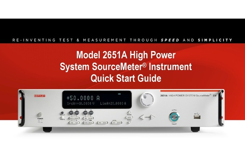 Keithley 2651A User manual