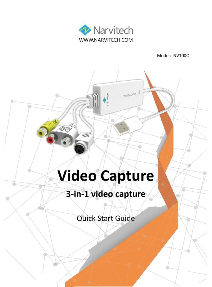 Narvitech NV100C quick start guide