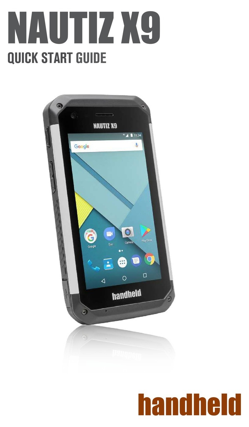 HandHeld NAUTIZ X9 User manual HandHeld NAUTIZ X9 User manual