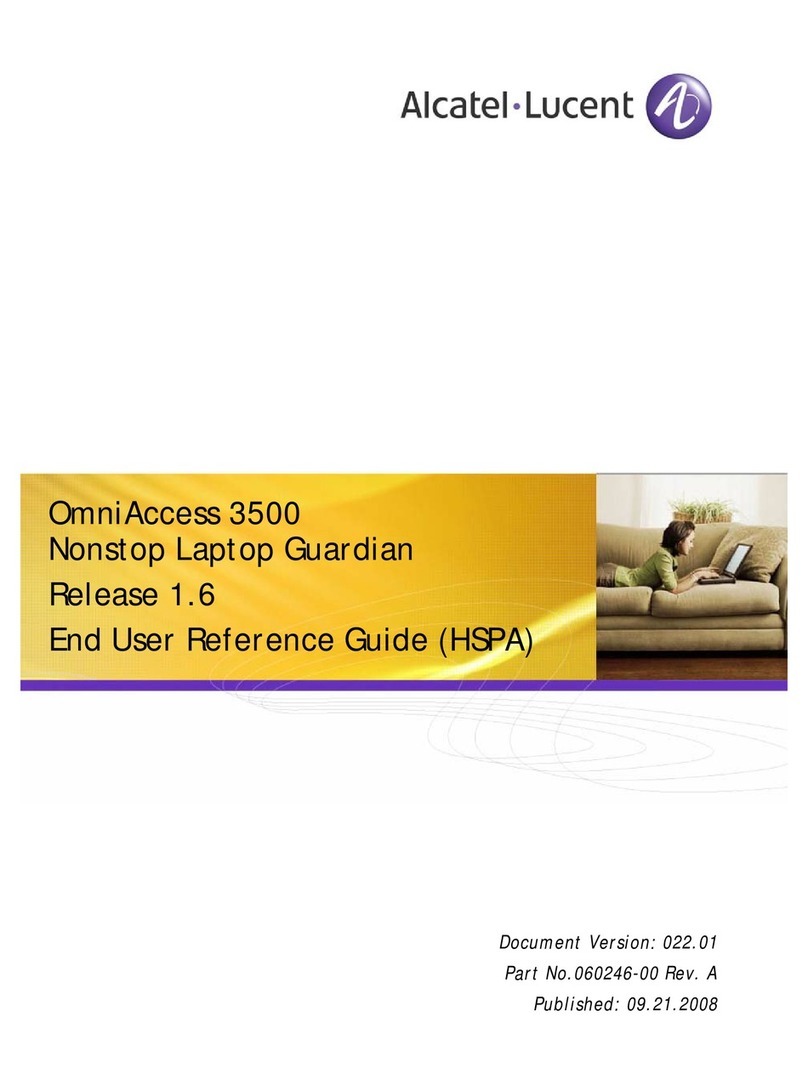 Alcatel-Lucent OmniAccess 3500 reference guide