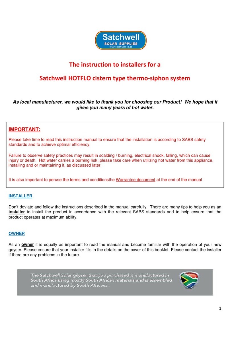 Satchwell HOTFLO Instruction Satchwell HOTFLO Instruction