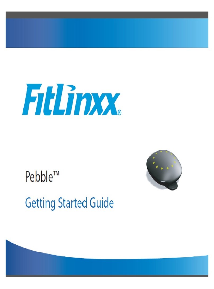 FitLinxx Pebble Getting started guide