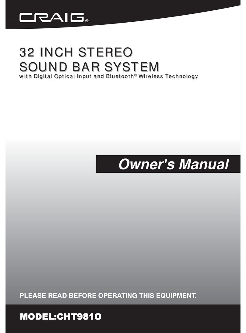 Craig CHT9810 User manual Craig CHT9810 User manual