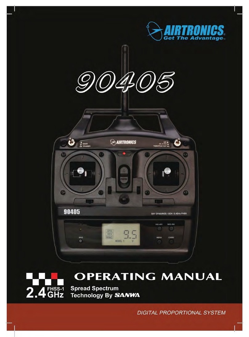 AIRTRONICS 90405 operating manual
