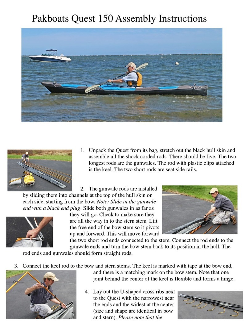 Pakboats Quest 150 Assembly instructions