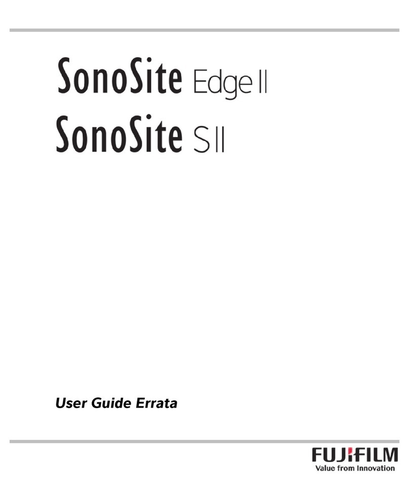 FujiFilm SonoSite Edge II user guide