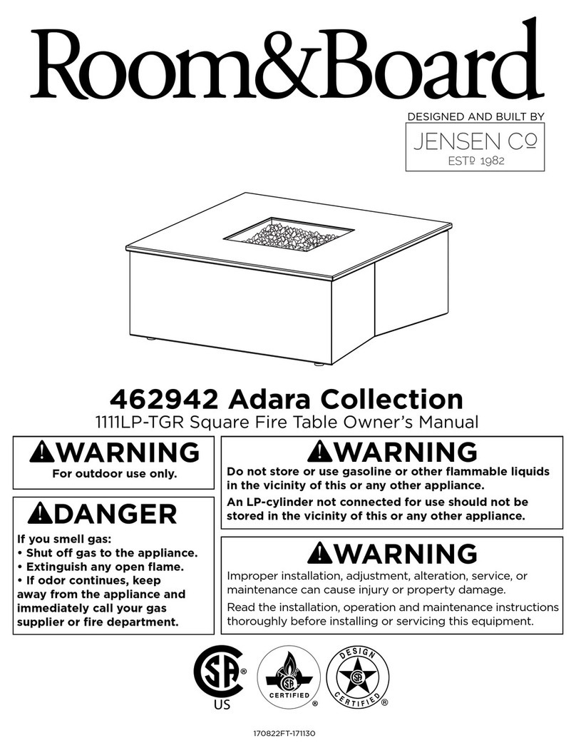 Room & Board 462942 Adara Collection owner's manual Room & Board 462942 Adara Collection owner's manual