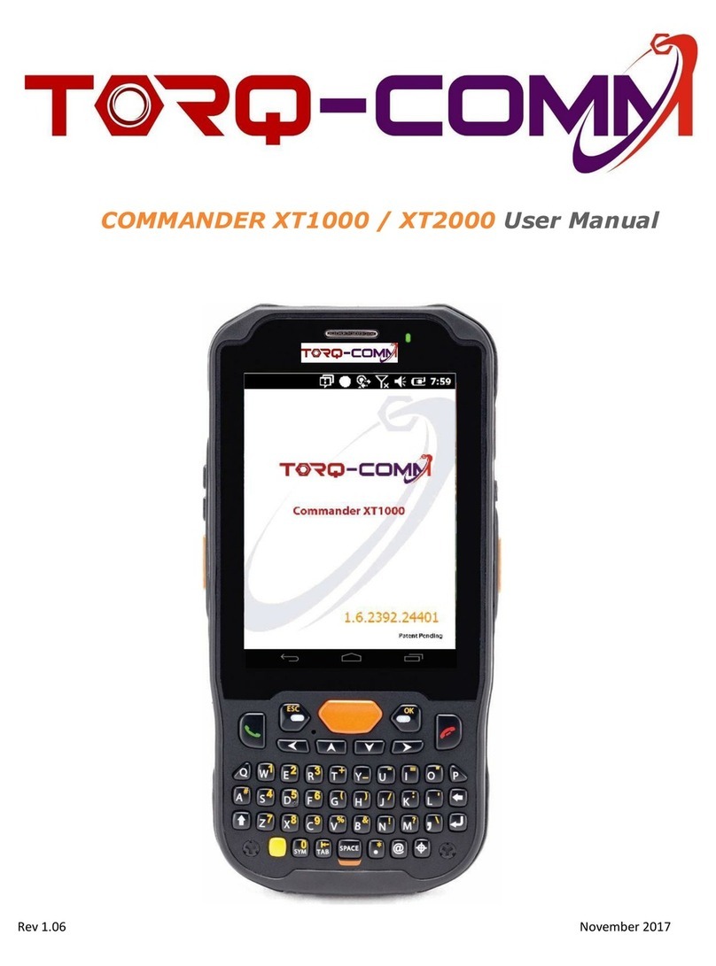 Torq-Comm COMMANDER XT1000 user manual