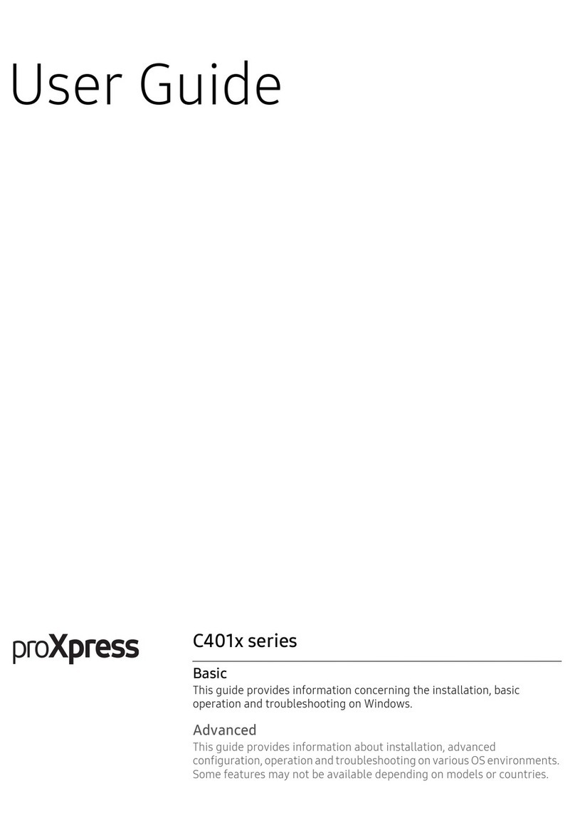 Samsung ProXpress C401 series User manual