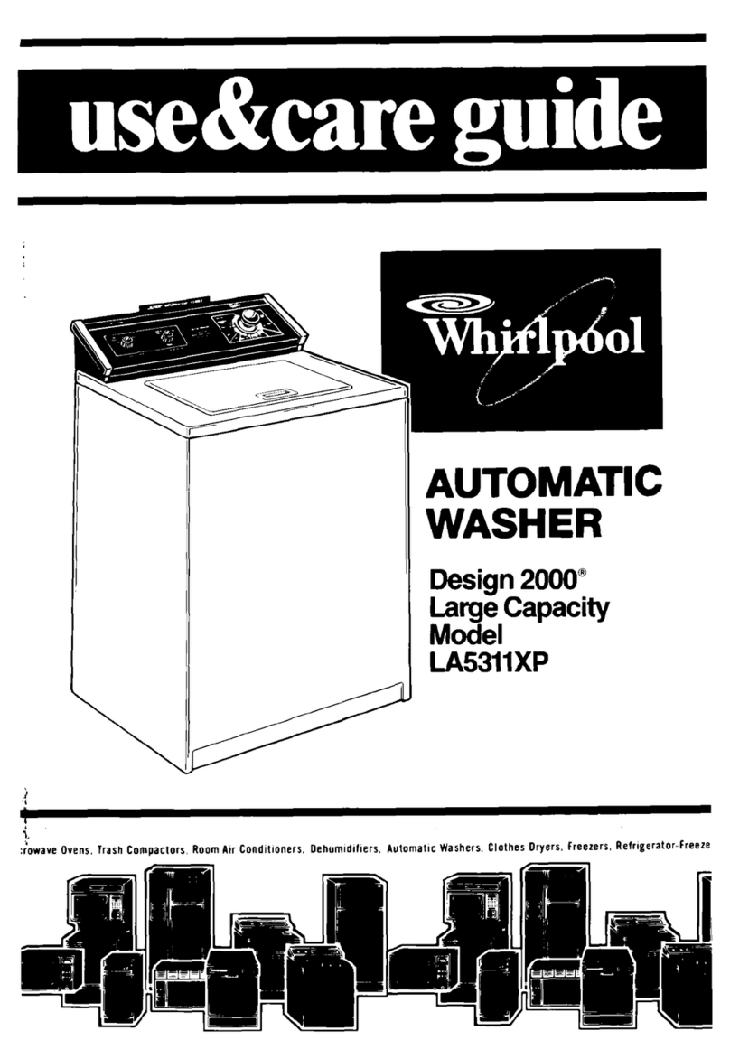 Whirlpool LA5311XP User manual