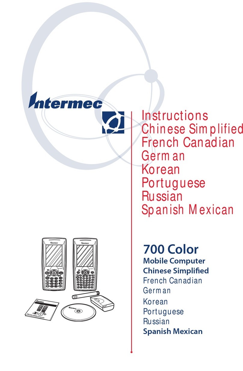 Intermec 700 Series instructions