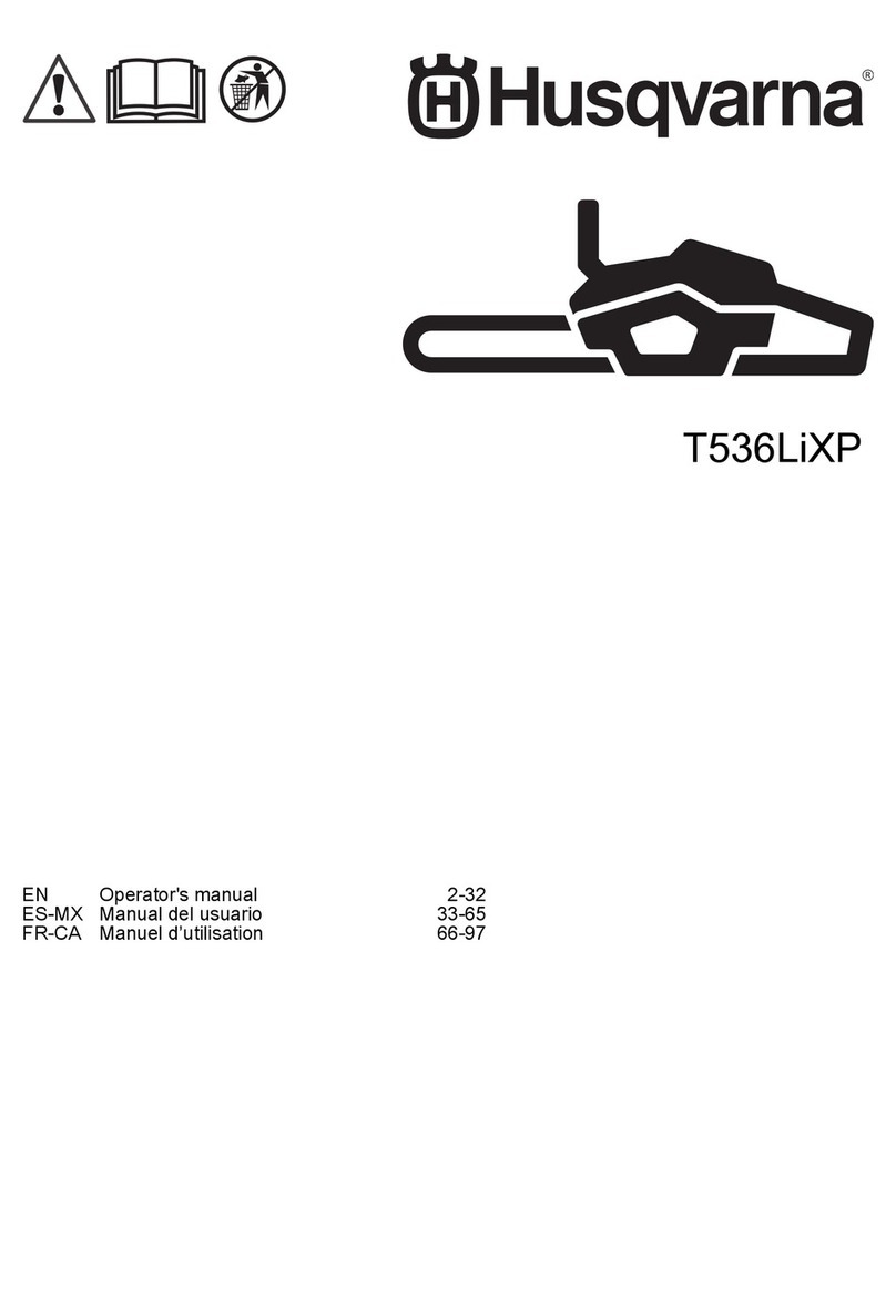 Husqvarna T536LiXP User manual Husqvarna T536LiXP User manual