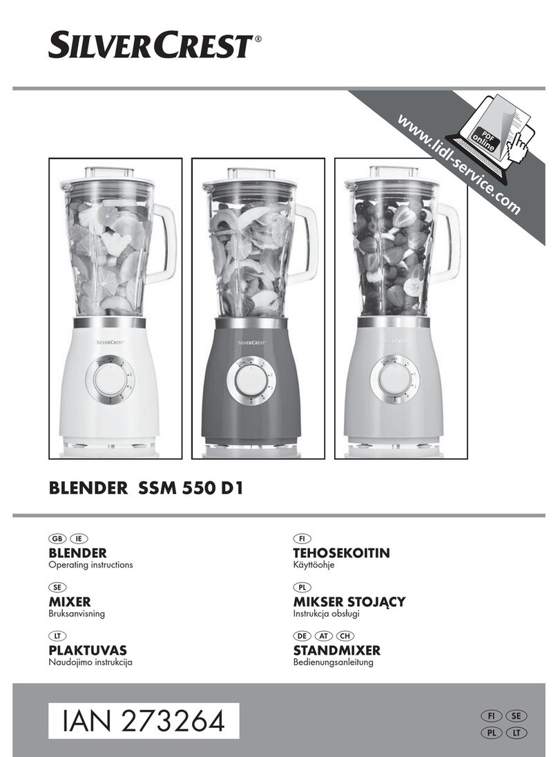 Silvercrest 273264 operating instructions