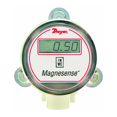 Dwyer Instruments MS Magnesense Series Installation and operating instructions