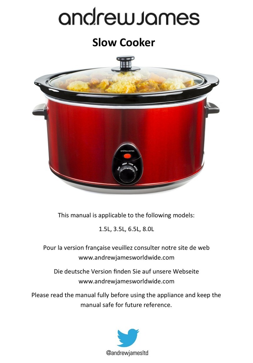 Andrew James 1.5L User manual