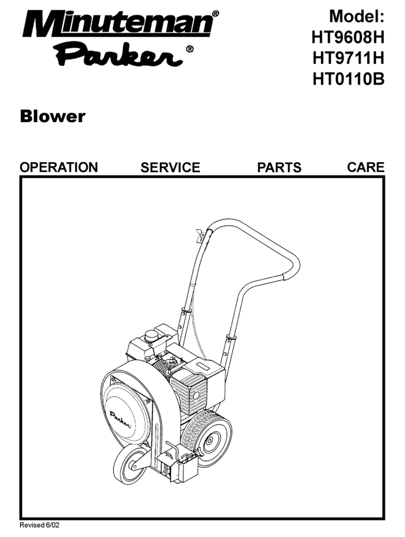 Parker HT9608H Operation service parts care
