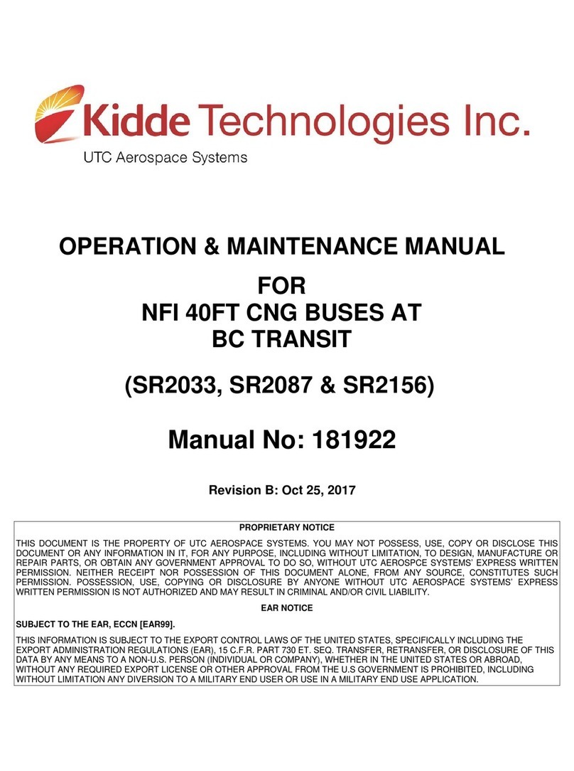 Kidde Technologies SR2033 Operation & maintenance manual Kidde Technologies SR2033 Operation & maintenance manual