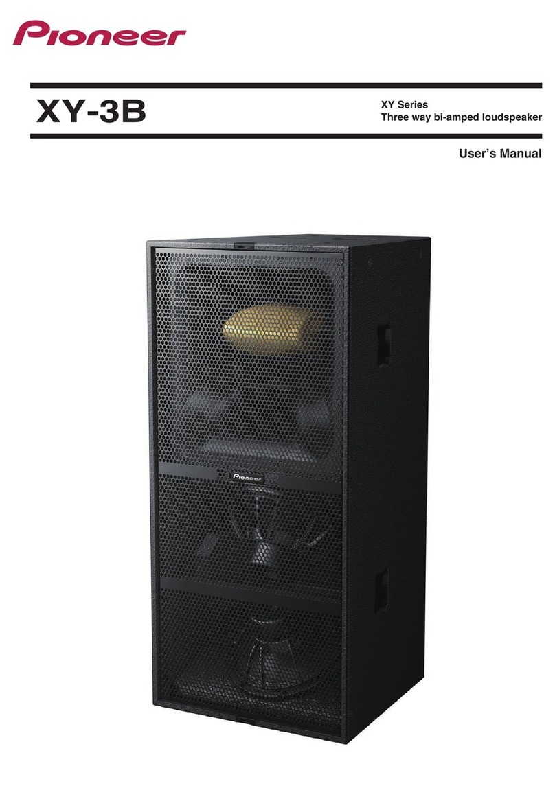 Pioneer XY-3B User manual