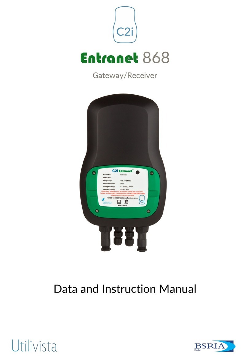 Utilivista Entranet 868 instruction manual