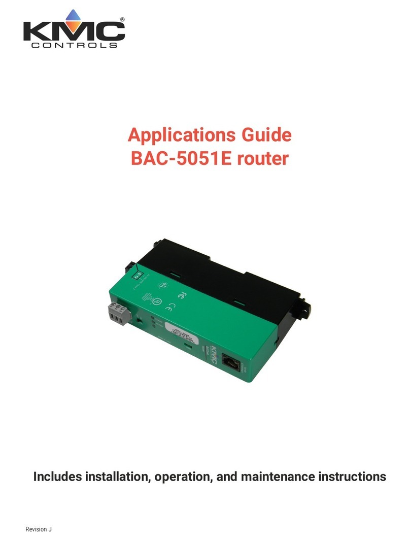 KMC Controls BAC-5051E Application guide
