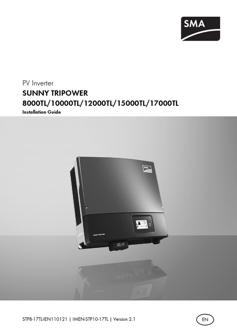 SMA 8000TL User manual