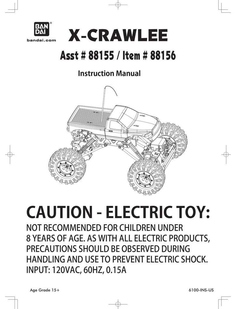 Bandai X-CRAWLEE instruction manual