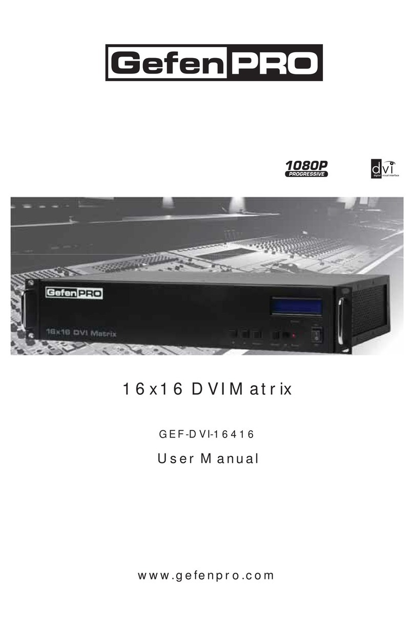 Gefen Pro GEF-DVI-16416 user manual