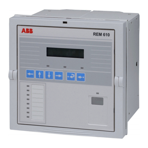 ABB REM 610 Product manual