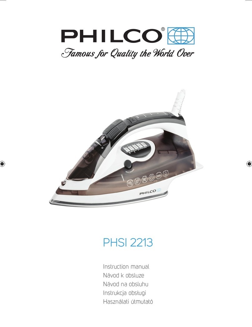 Philco PHSI 2213 Instruction manuals