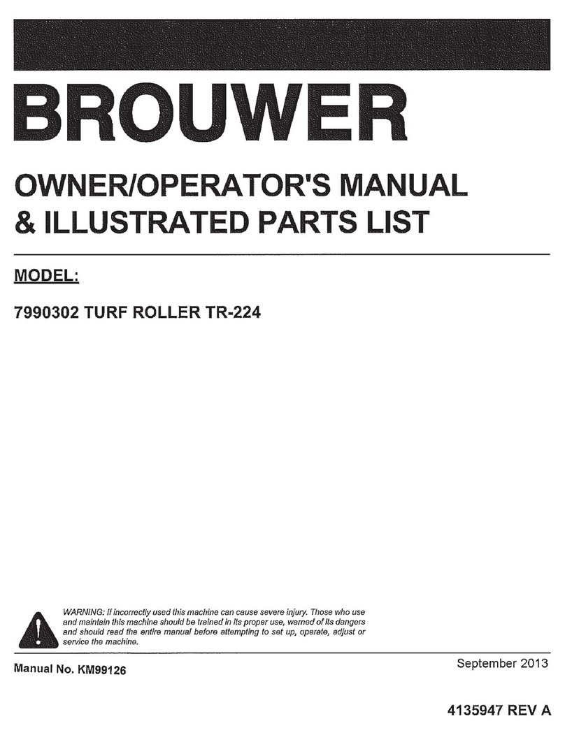 Brouwer 7990302 Owner's and operator's manual