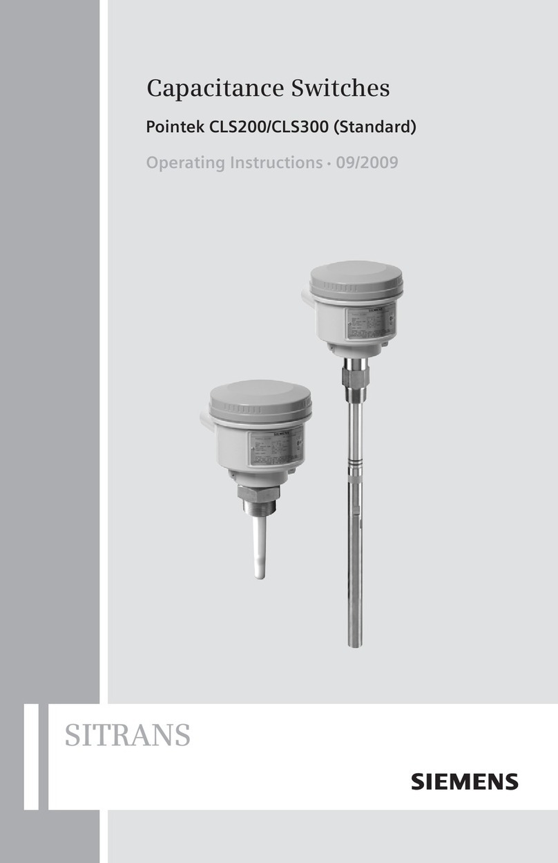 Siemens Pointek CLS200 User manual