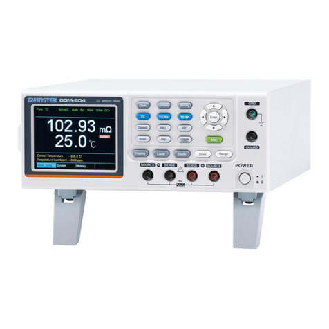 GW Instek GOM-804 User manual