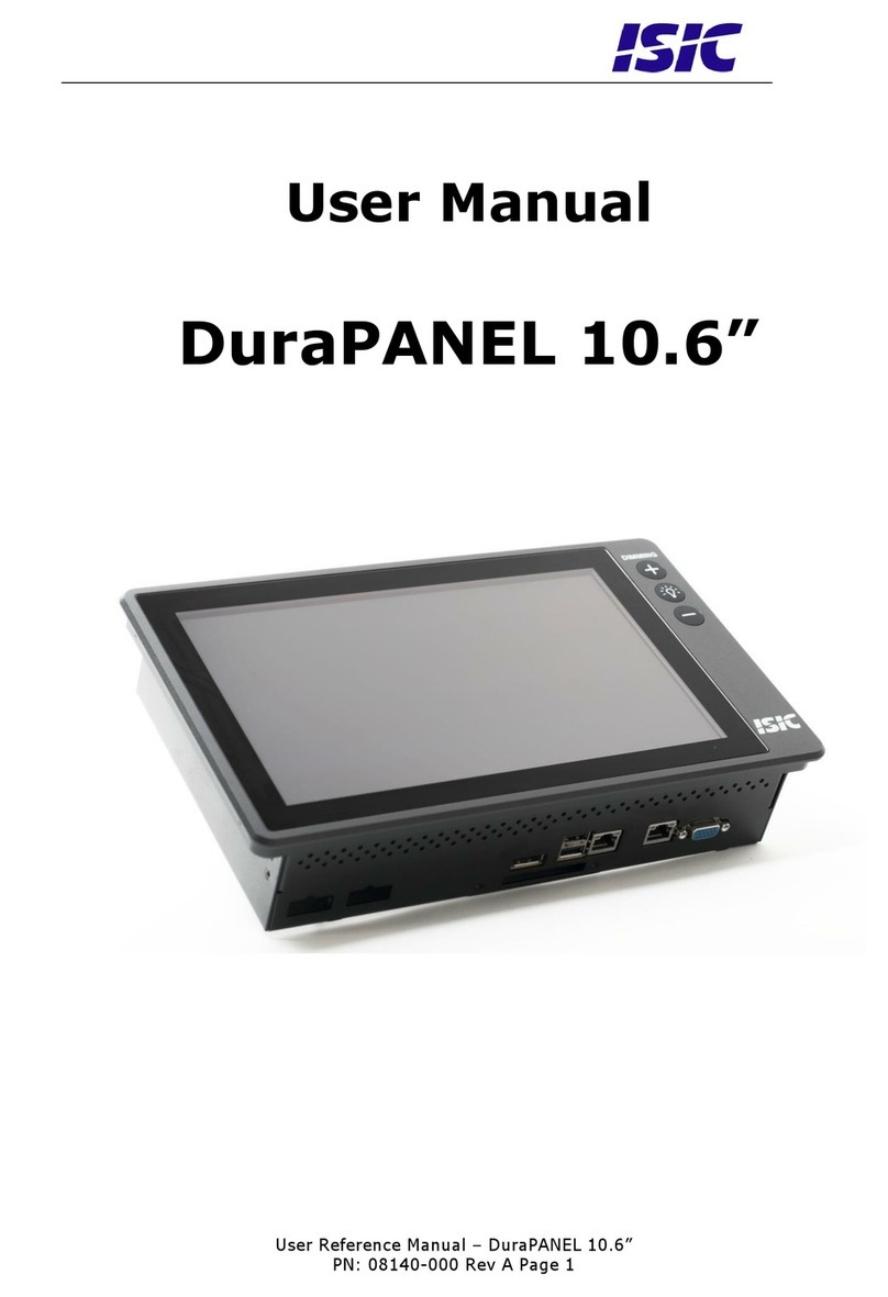 ISIC DuraPANEL 10.6 user manual