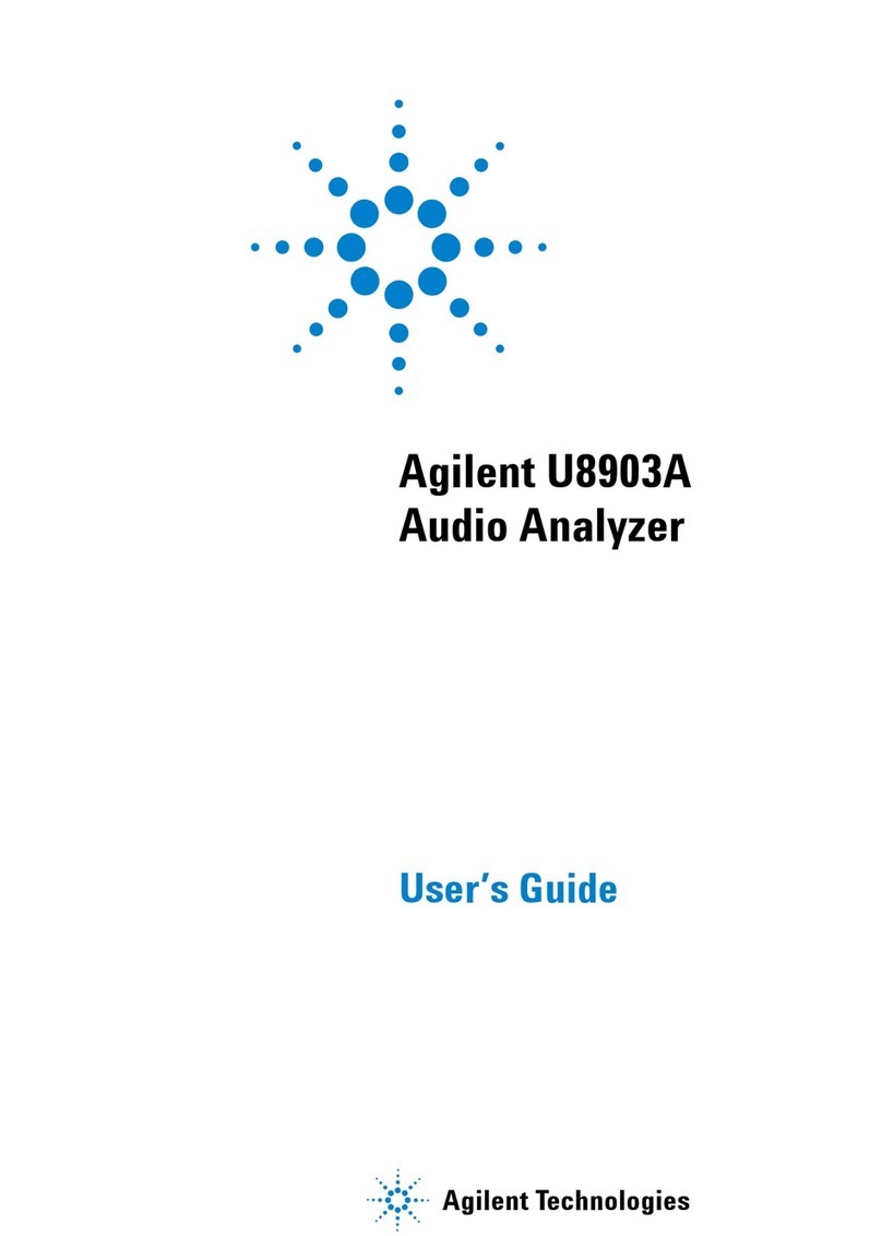 Agilent Technologies u8903a User manual Agilent Technologies u8903a User manual