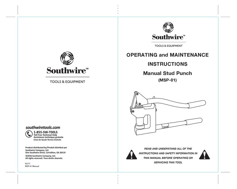 Southwire MSP-01 Operating and maintenance instructions