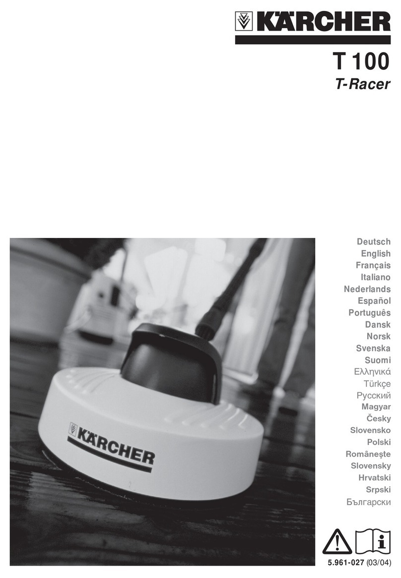 Kärcher T-Racer User manual Kärcher T-Racer User manual