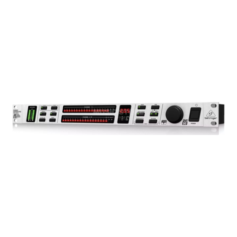 Behringer FEEDBACK DESTROYER PRO FBQ2496 User manual Behringer FEEDBACK DESTROYER PRO FBQ2496 User manual