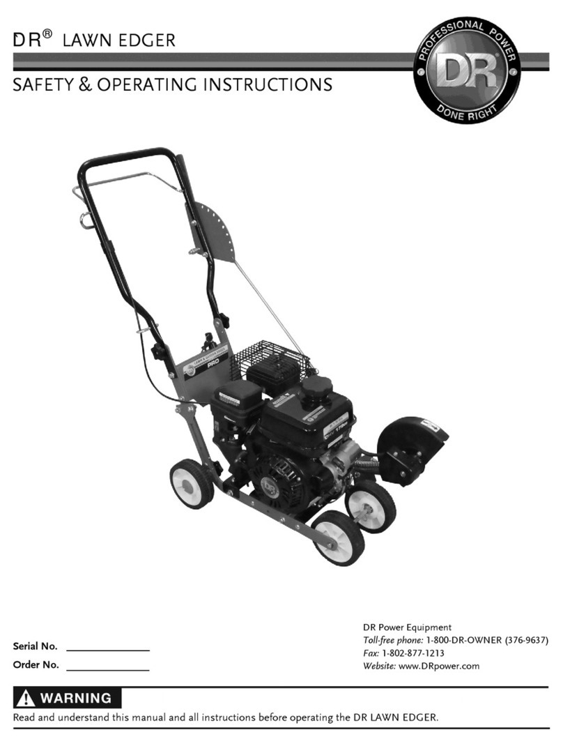 DR Power DR LAWN EDGER Quick start guide