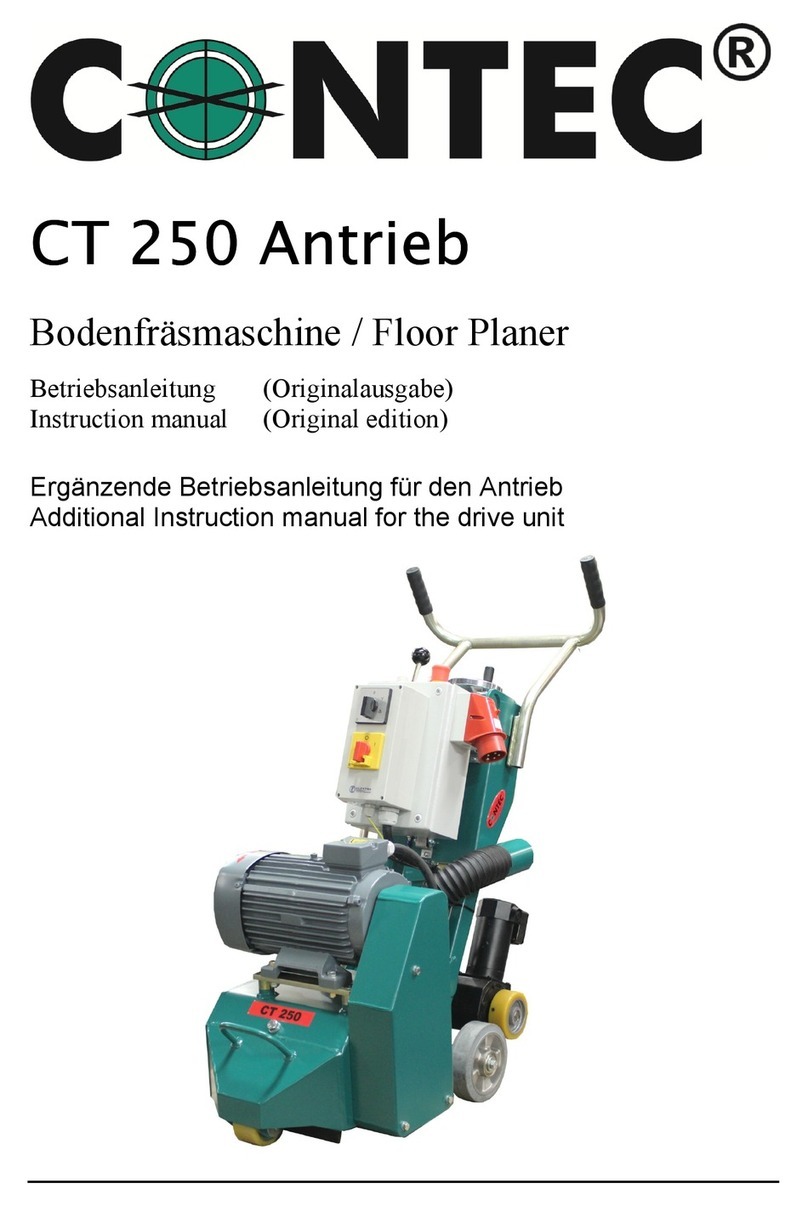 Contec CT 250 Antrieb instruction manual