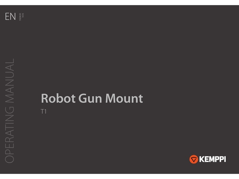 Kemppi Robot Gun Mount T1 User manual