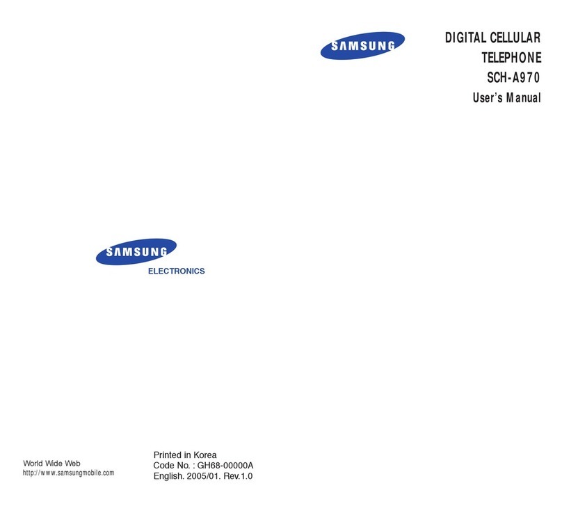Samsung SCH-A970 Series User manual